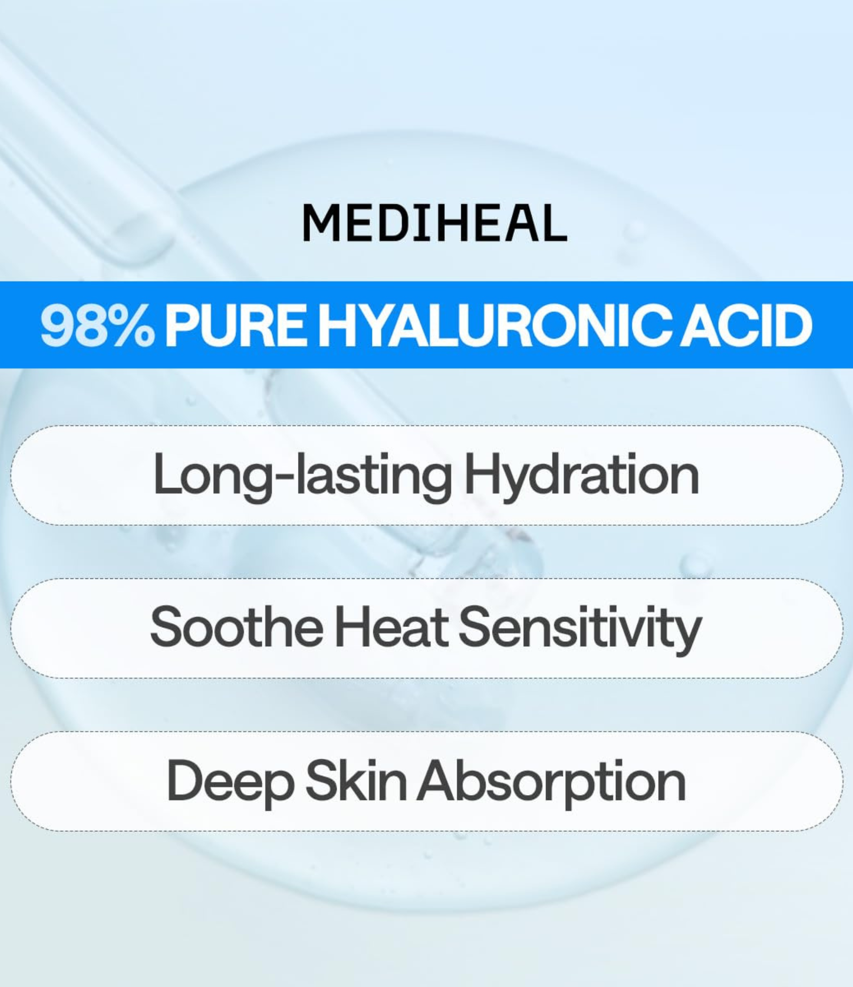 MEDIHEAL BEST KOREAN HYALURONATE FACE MASK(10P) | 메디힐 히알루론산 마스크