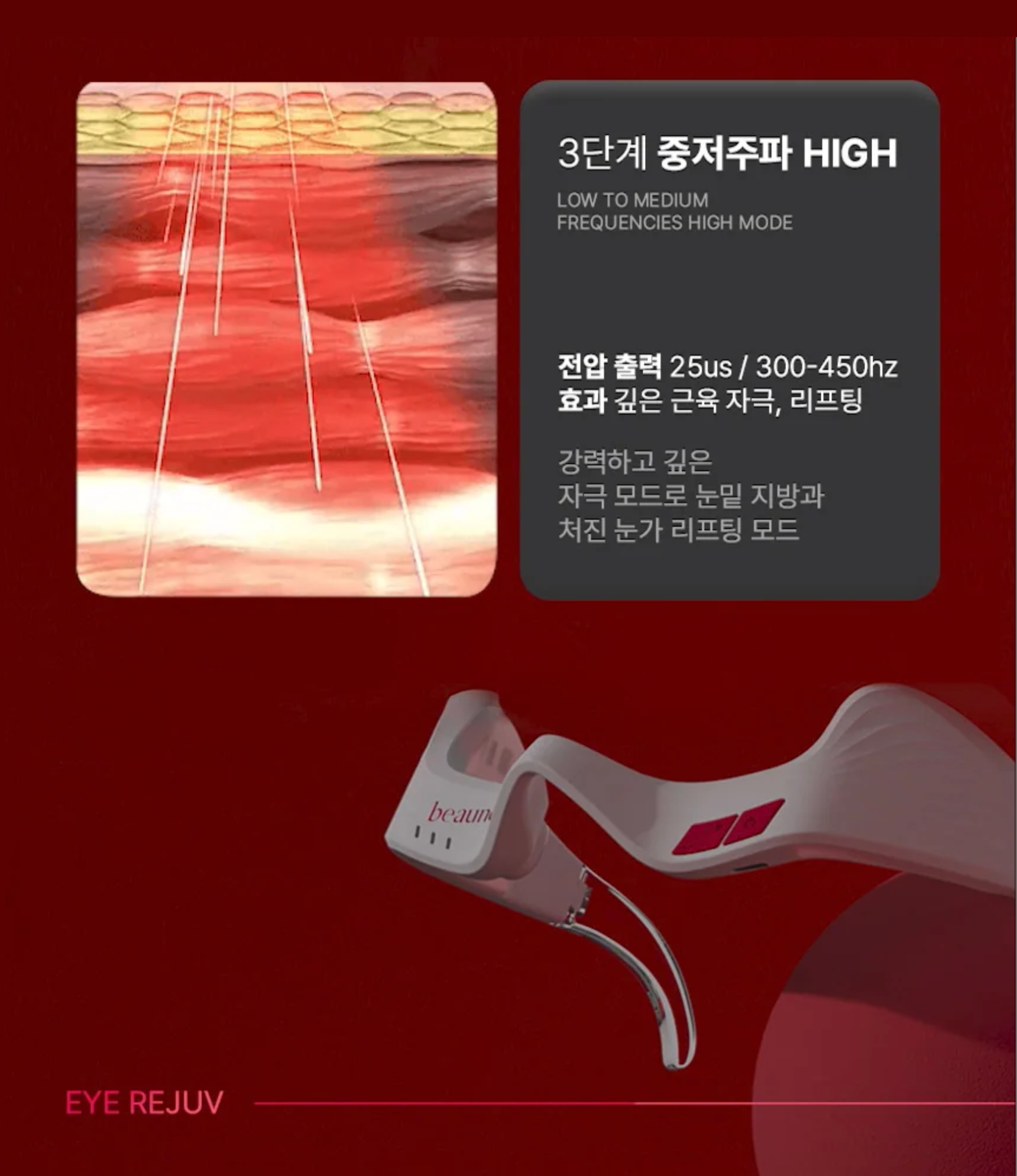 BEAUND EYE REJUV | 눈주름 다크써클 개선