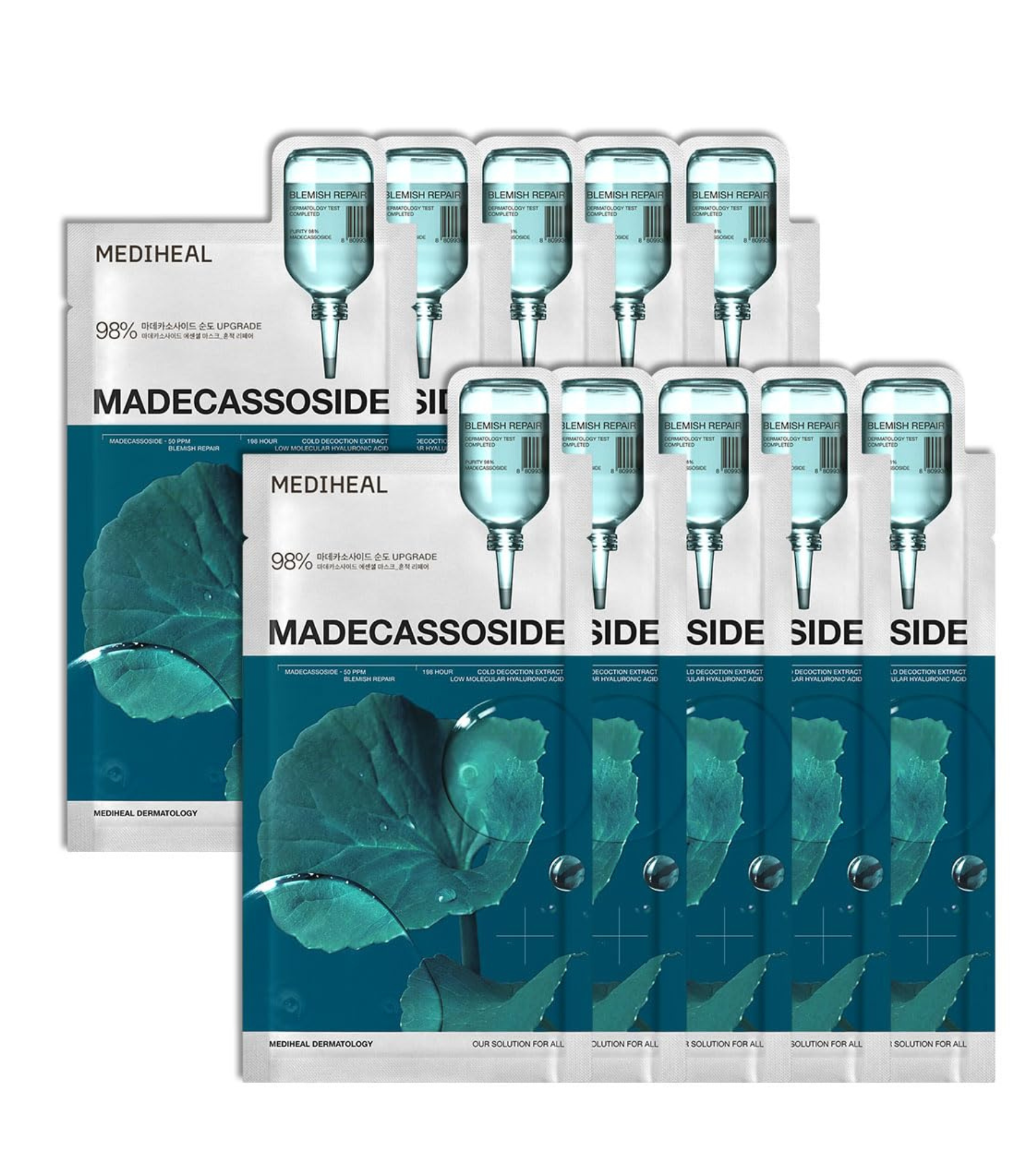 MEDIHEALl MADECASSOSIDE ESSENTIAL SHEET MASK 10P | 메디힐 시카 마스크